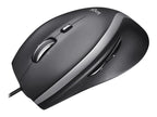 Mouse Raton Logiteh M500s Advanced Optico Usb Negro