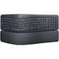 Teclado Logitech Ergo K860 Ergonomico Bluetooth & Wireless Grafito