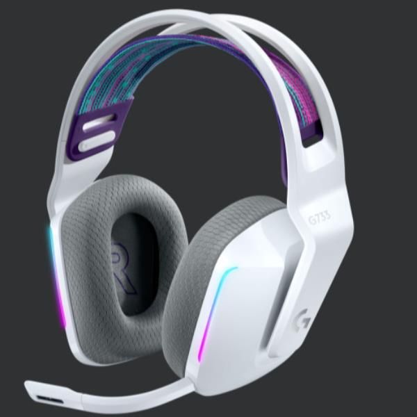 Logitech G G733 Inalámbrico RGB Blanco - Auriculares Gaming Main Image