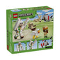 Lego minecraft - ataque del jinete avícola en el desierto