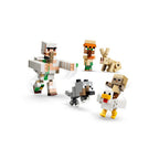 Lego minecraft - ataque del jinete avícola en el desierto