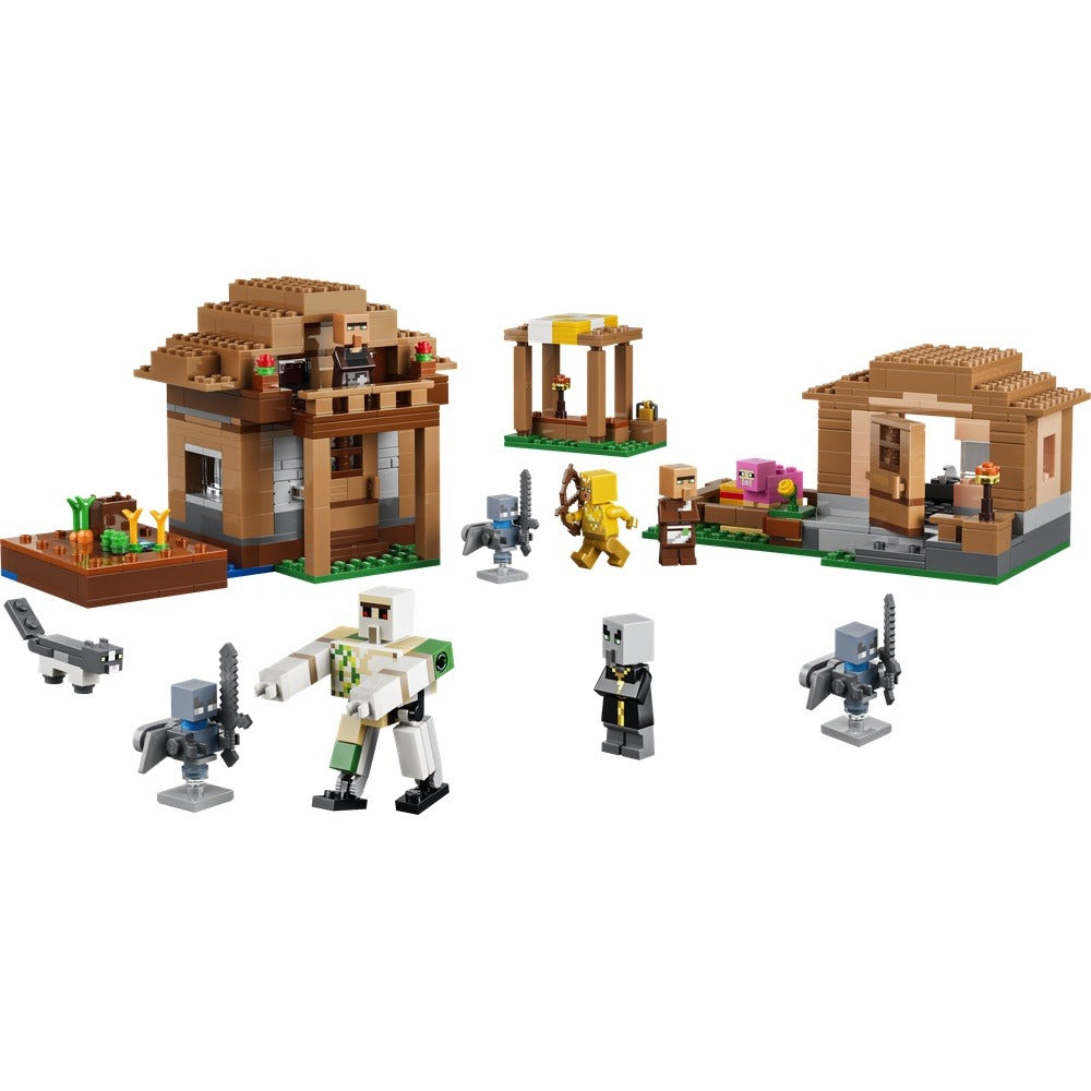 Lego minecraft - ataque del evocador a la aldea