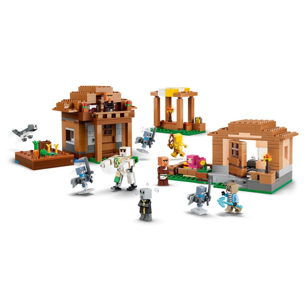 Lego minecraft - ataque del evocador a la aldea