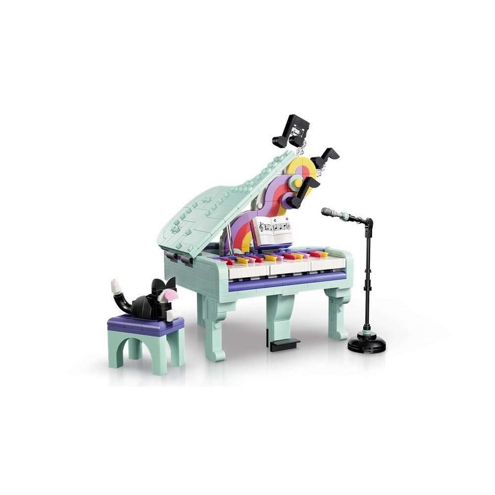 Lego creator 3 en 1 - piano musical decorativo con gato