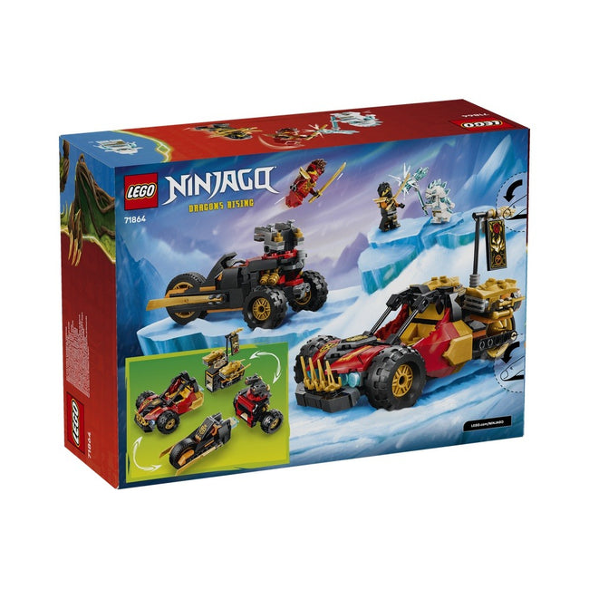 Lego ninjago - vehículos combinables de kai y cole Main Image