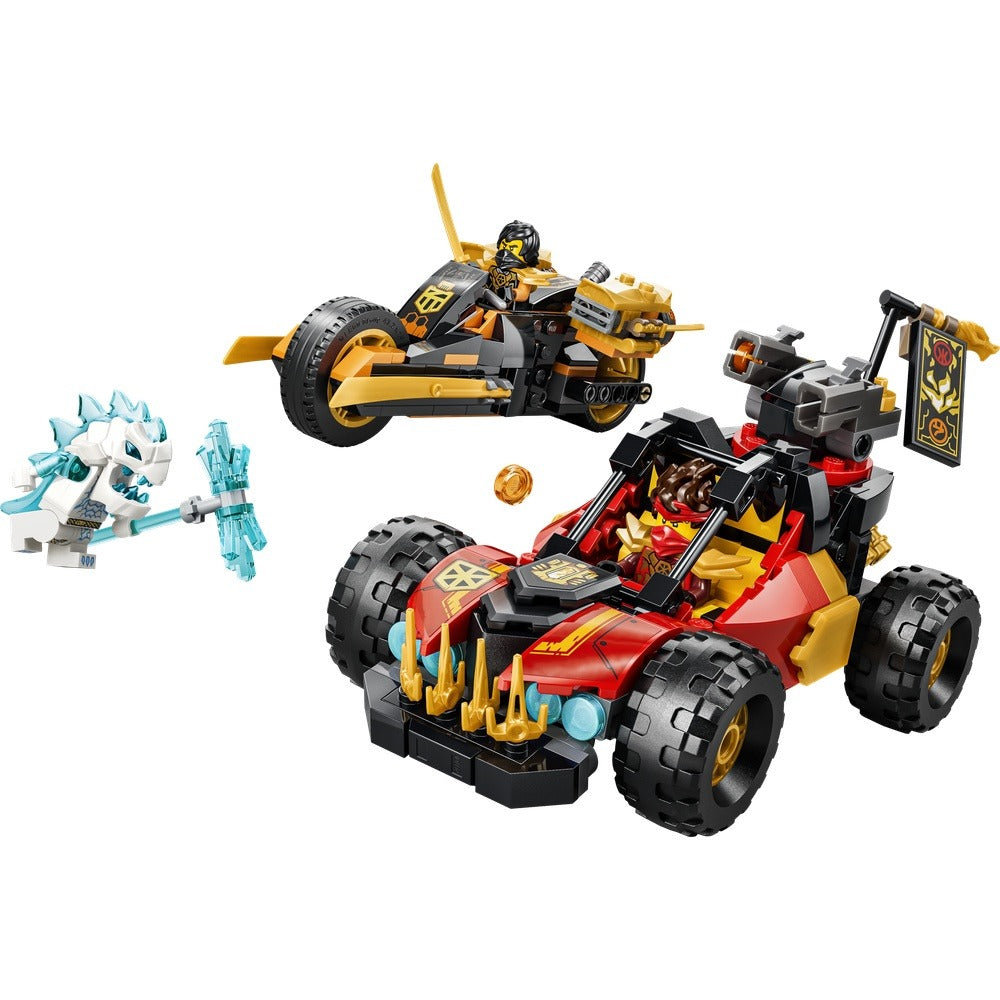 Lego ninjago - vehículos combinables de kai y cole
