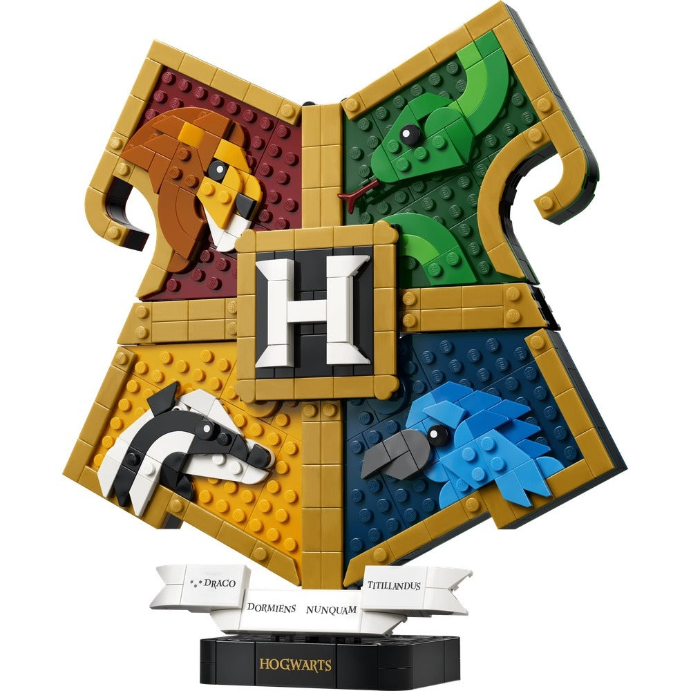 Lego harry potter - escudo de casa de hogwarts