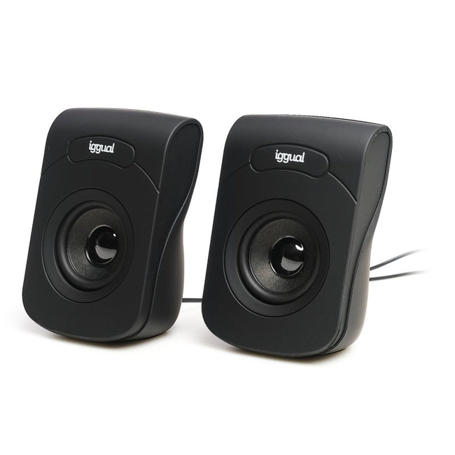 iggual Altavoces 2.0 6W mini-jack + USB Hover Image