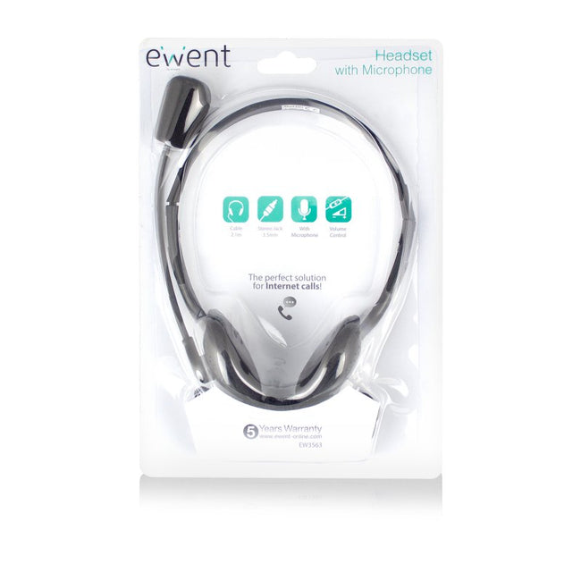 EWENT EW3563 Auriculares+ Micrófono Stéreo Main Image