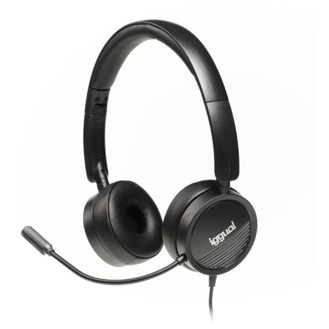 iggual Auriculares con micro Dual Tech USB/3,5 mm Hover Image