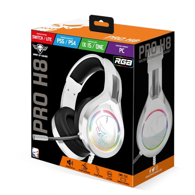 Spirit of Gamer Auricular Pro-H8 white Main Image