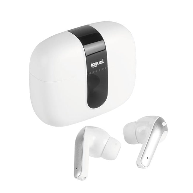 iggual Auriculares inalámbricos TWS Bluetooth blan Hover Image
