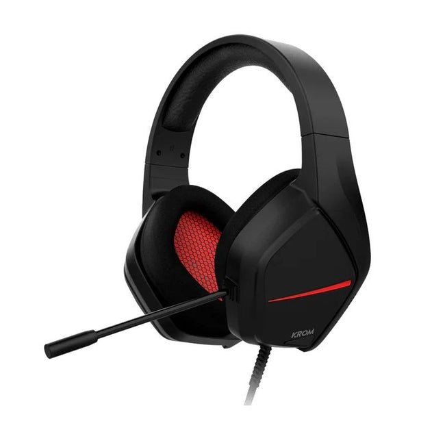KROM KOPA MOVE AURICULAR GAMNG ESTEREO NEGRO ROJO Hover Image