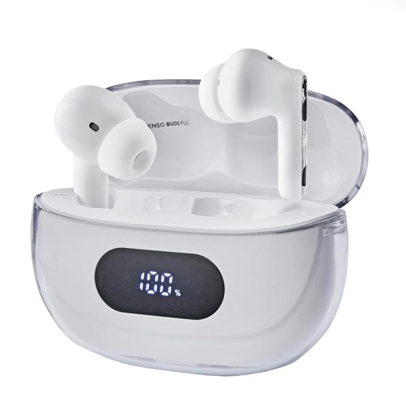 Intenso  Buds Plus Auriculares TWS ANC+ENC Blanc