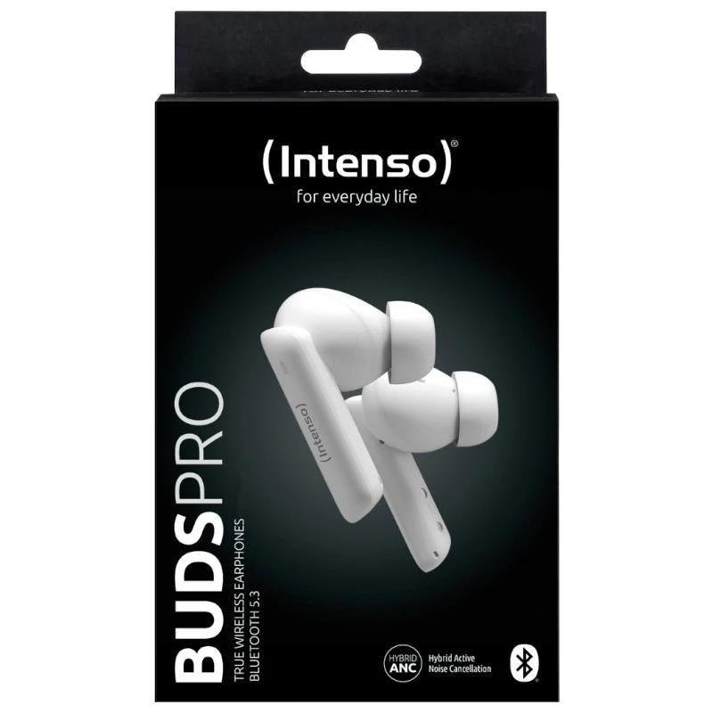Intenso  Buds Pro Auriculares TWS H-ANC+ENC Blanc