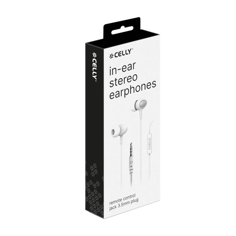 Celly Auriculares con micrófono Jack 3.5 ST Negro