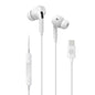 Celly Auriculares cable Usb-C Blanco