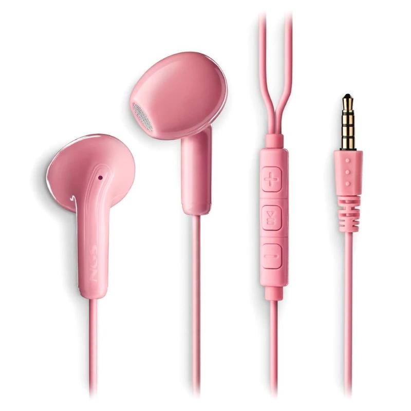 NGS Auricular Rosa Estéreo Cable JACK 3.5 Mm