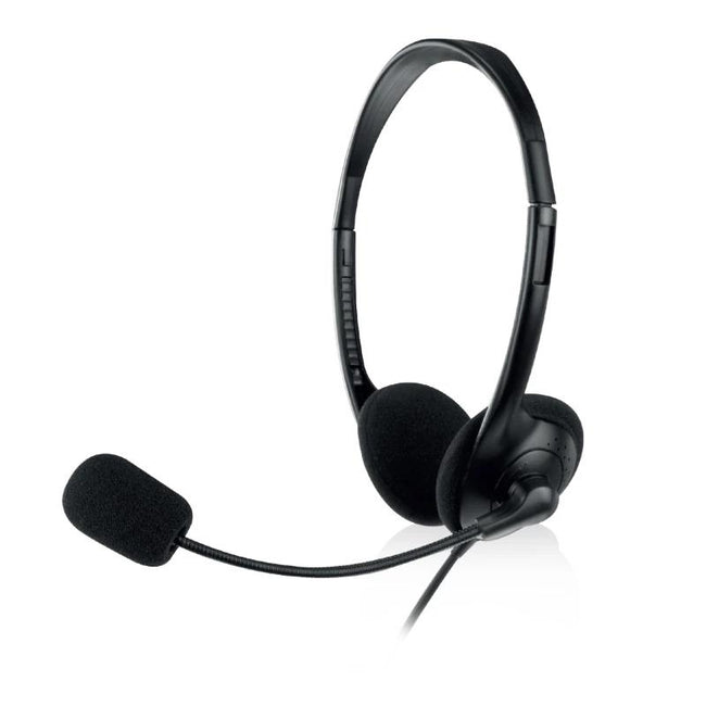 EWENT EW3568 Auricular USB+micrófono cable 2,1m Hover Image