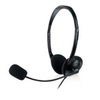 EWENT EW3568 Auricular USB+micrófono cable 2,1m