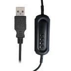 EWENT EW3568 Auricular USB+micrófono cable 2,1m