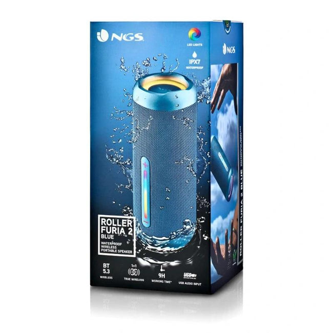 NGS Altavoz RollerFuria2 BT Rgb IP67 Azul 30W Main Image