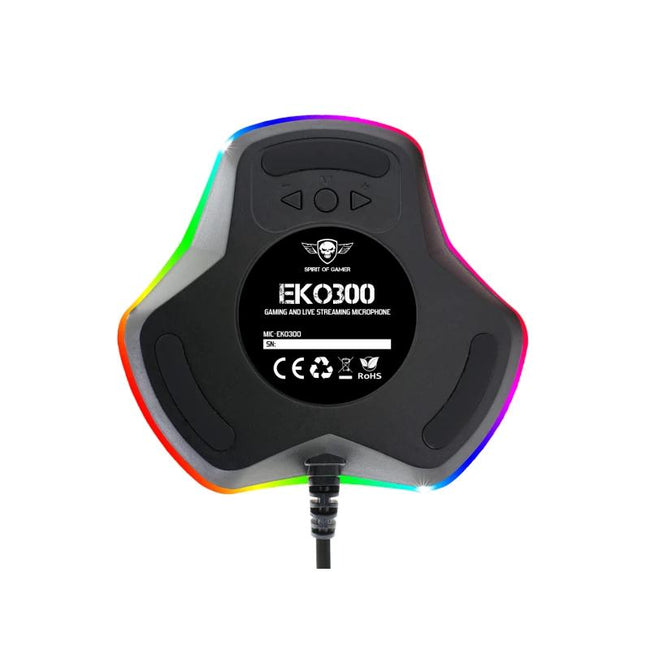 Spirit of Gamer Microfono Eko 300 Negro Main Image