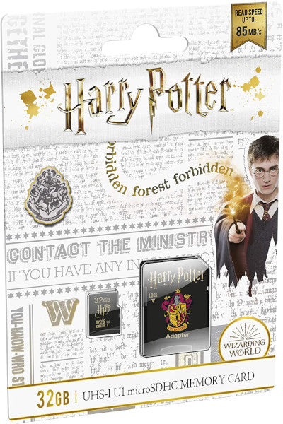 Emtec Micro Sdhc Card 32gb Harry Potter Gryffindor + Adapter Hover Image