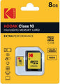 Kodak Class 10 Microsdhc 8gb + Adapter