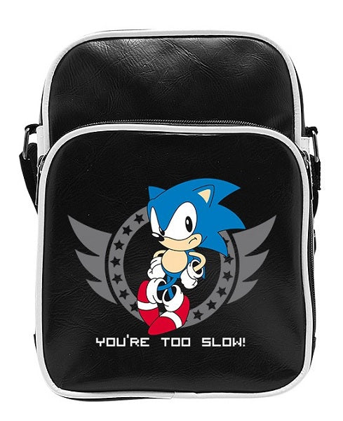 Bandolera Sonic Too Slow (negra) Hover Image