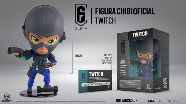 Figura Ubicollectibles Six Collection (chibi S3) Rainbow Six Siege: Twitch (10 Cm) Hover Image