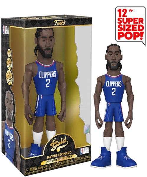 Figura Funko Pop! Gold 12" Nba: Clippers Kawhi Leonard (30 Cm) Hover Image