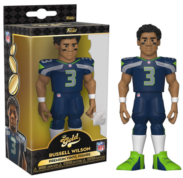 Figura Funko Pop! Gold 5" Nfl: Seahawks - Russell Wilson (12 Cm) Hover Image
