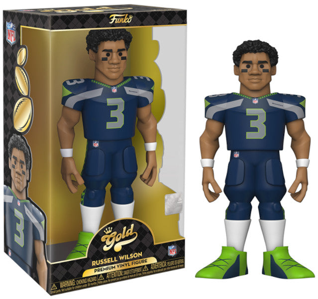 Figura Funko Pop! Gold 12" Nfl: Seahawks - Russell Wilson (30 Cm) Hover Image