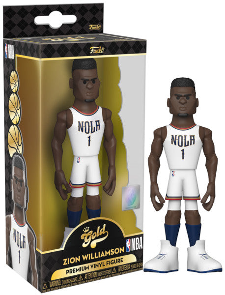Figura Funko Pop! Gold 5" Nba: Pelicans - Zion Williamson (12 Cm) Hover Image