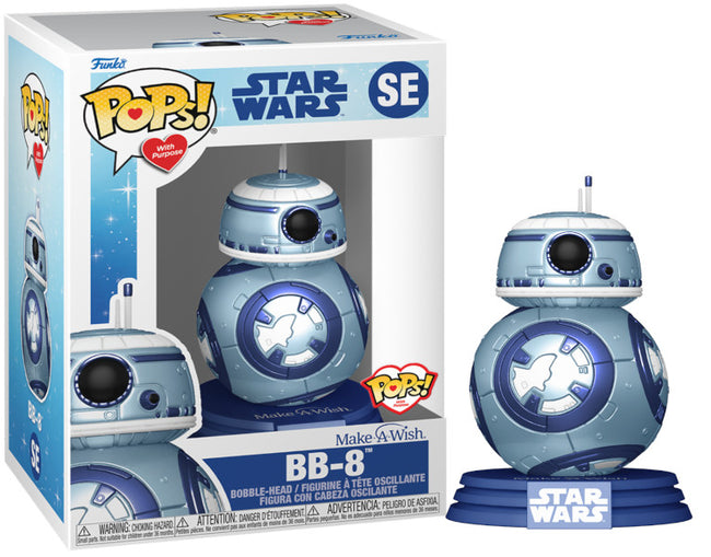 Figura Funko Pops! Star Wars Make A Wish: Bb-8 (metallic) (se) Hover Image