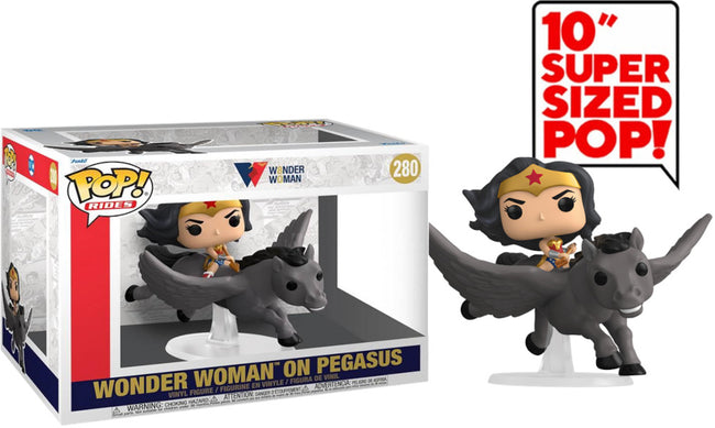 Figura Funko Pop! Rides - Wonder Woman 80th: Wonder Woman On Pegasus (280) Hover Image