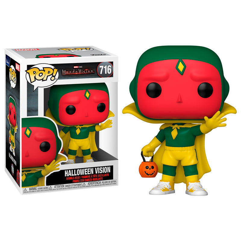 Figura Pop Marvel Wandavision Vision Halloween