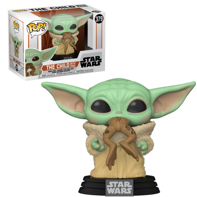 Figura Funko Pop Star Wars Mandalorian The Child With Frog Hover Image