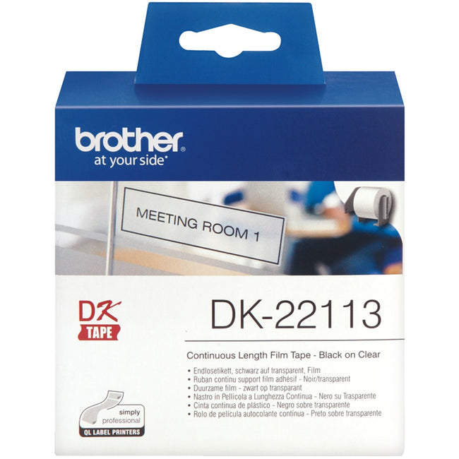 Etiquetas Papel Precortada Brother Dk22113 62mm Hover Image