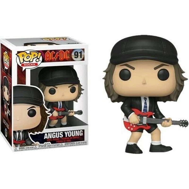 Figura Funko Pop Ac/Dc Angus Young 5 + 1 Chase 6 Unds
