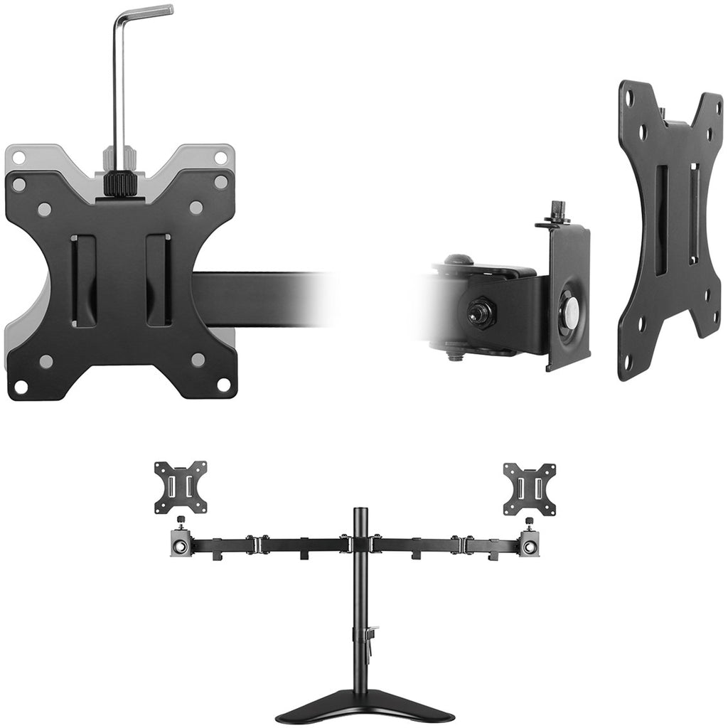 Soporte De Mesa Ewent Ew1536 Para 2 Monitores De Hasta 32 Pulgadas