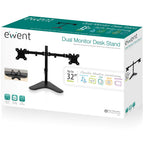 Soporte De Mesa Ewent Ew1536 Para 2 Monitores De Hasta 32 Pulgadas