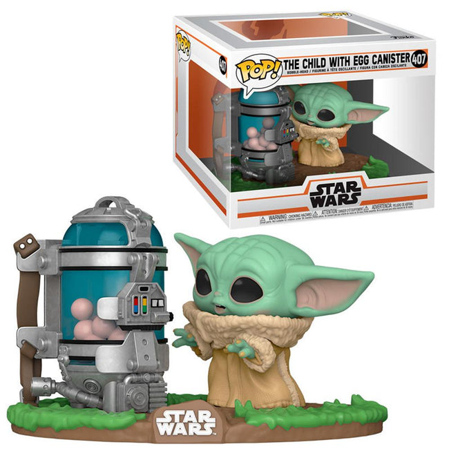 Figura Funko Pop Star Wars The Mandalorian Child With Canist Hover Image