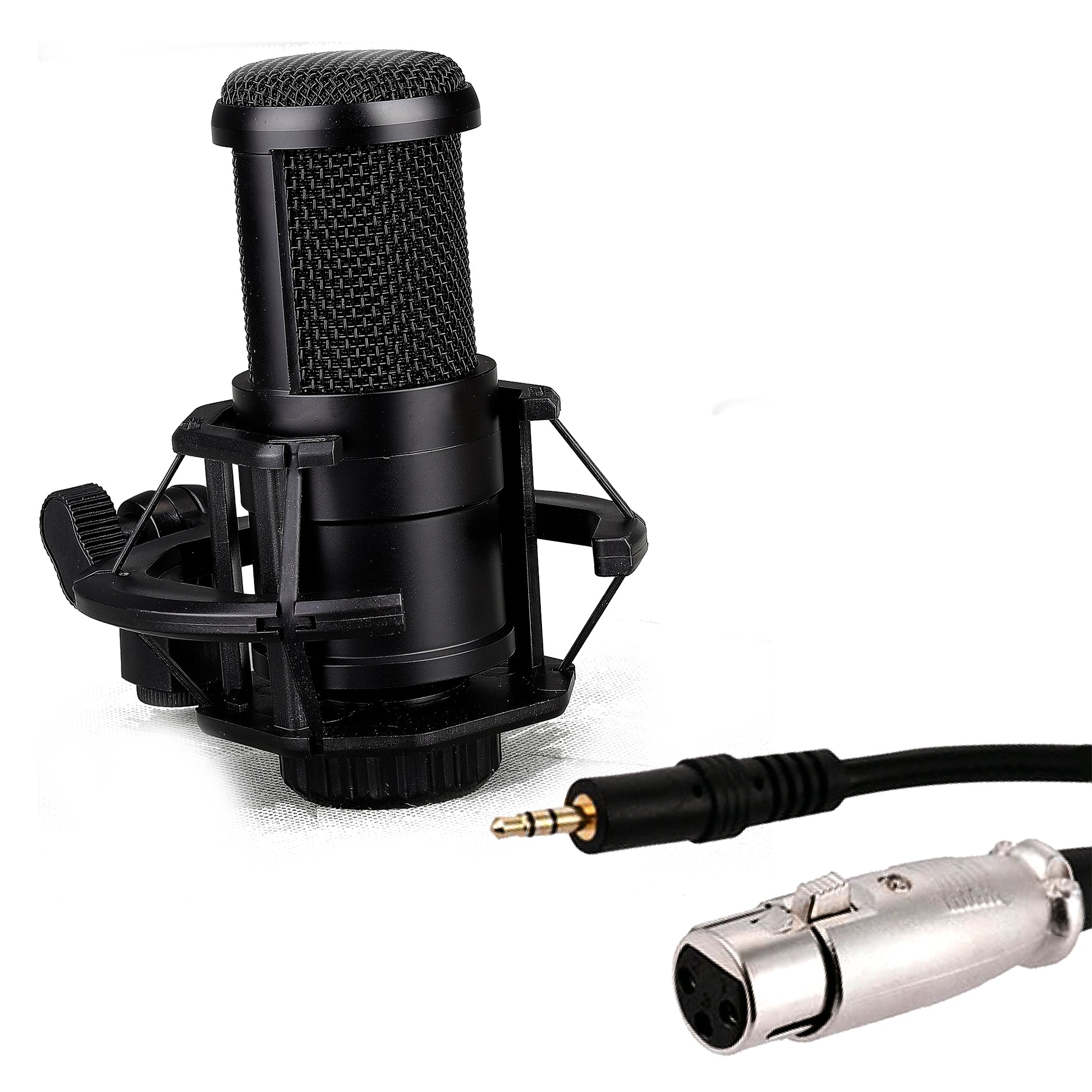 Kit Microfono Phoenix Streamcast Pro Gaming Conector Jack - Brazo Articulado - Filtro Antipop Y Montura Antivibración