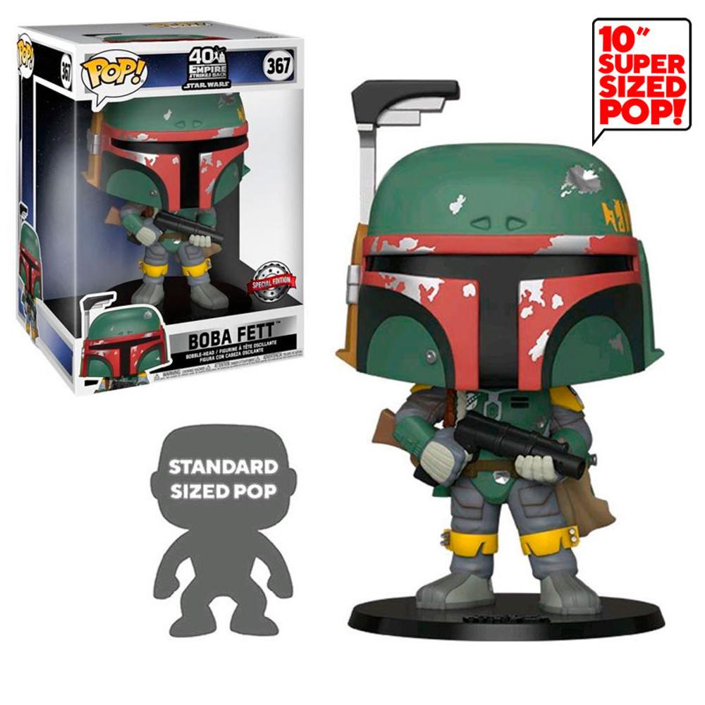 Figura Funko Pop Star Wars: 10" Boba Fett