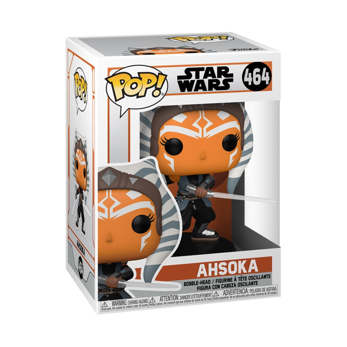 Funko Pop Star Wars The Mandalorian Ahsoka Con Sables 54527