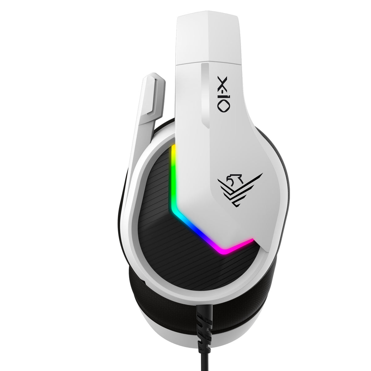 Auriculares Gaming Phoenix X - Io Blancos Multiplataforma Con Cable Jack Y Adaptador