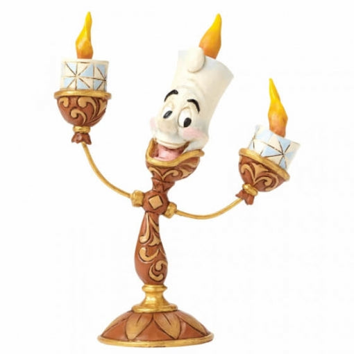 Figura Enesco Disney La Bella Y La Bestia Lumiere Hover Image