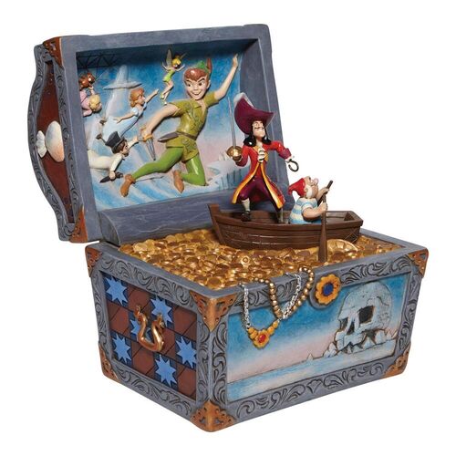 Figura Enesco Disney Peter Pan Cofre Del Tesoro Peter Pan Garfio & Compaia Main Image